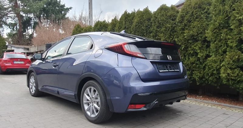 Honda Civic cena 39900 przebieg: 130000, rok produkcji 2015 z Rybnik małe 529